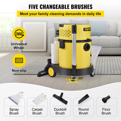 VEVOR Wet &amp; Dry Vacuum 5.3 Gallon – 4 in 1
