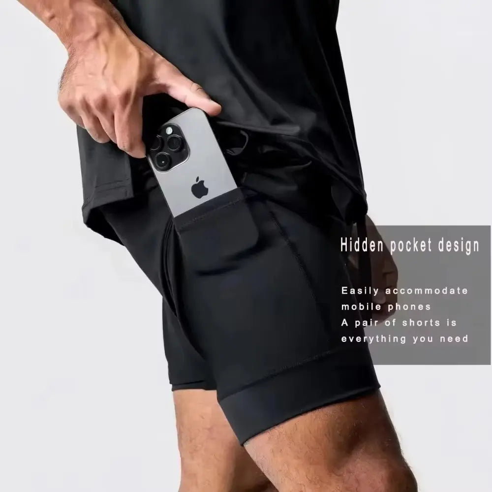 One Piece Anime Double-Layer Shorts