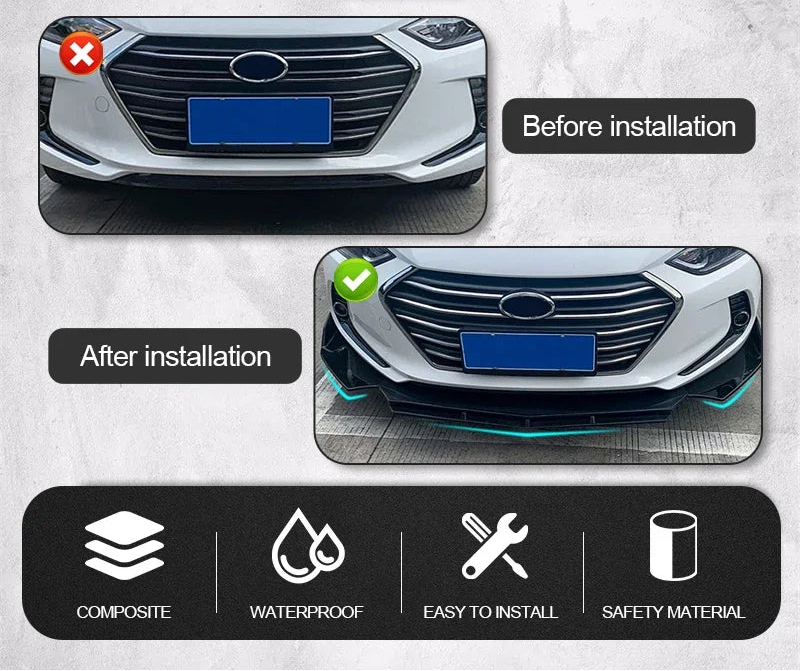 Spoiler Anteriore Front Lip Chin Bumper