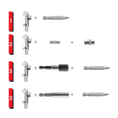 Leekooluu 208PCS Master Screwdriver Bit Set
