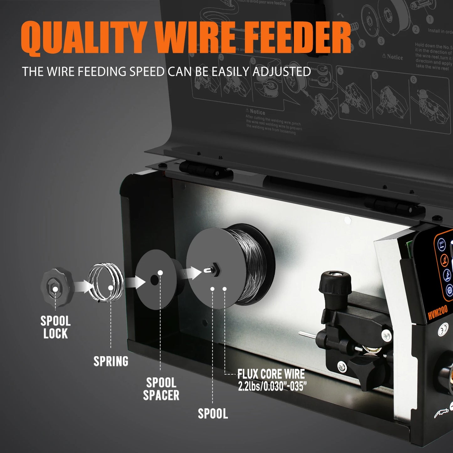 HZXVOGEN HVM200 3-in-1 Inverter Welding Machine