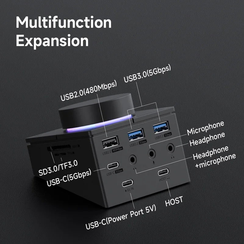 Hagibis UC-1102AG USB-C Hub 8 in 1
