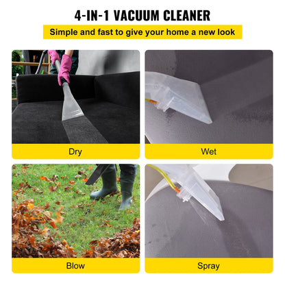 VEVOR Wet &amp; Dry Vacuum 5.3 Gallon – 4 in 1
