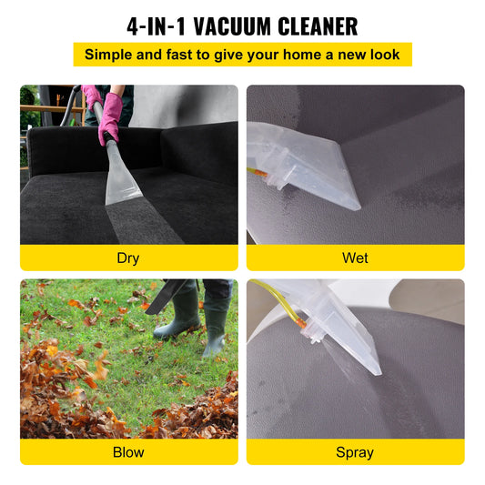 VEVOR Wet &amp; Dry Vacuum 5.3 Gallon – 4 in 1