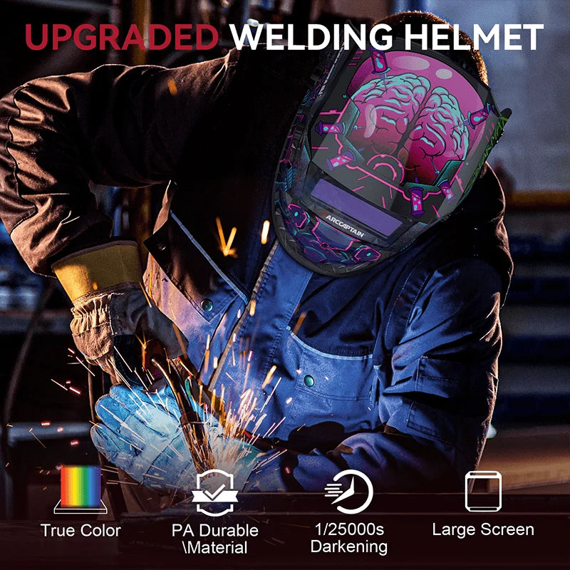 ARCCAPTAIN Welding Helmet Auto Darkening