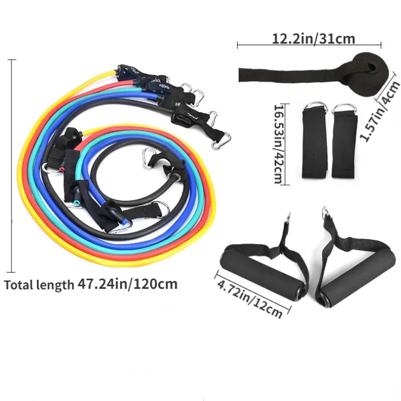 Set 11 in 1 Pull Rope &amp; Resistance Bands