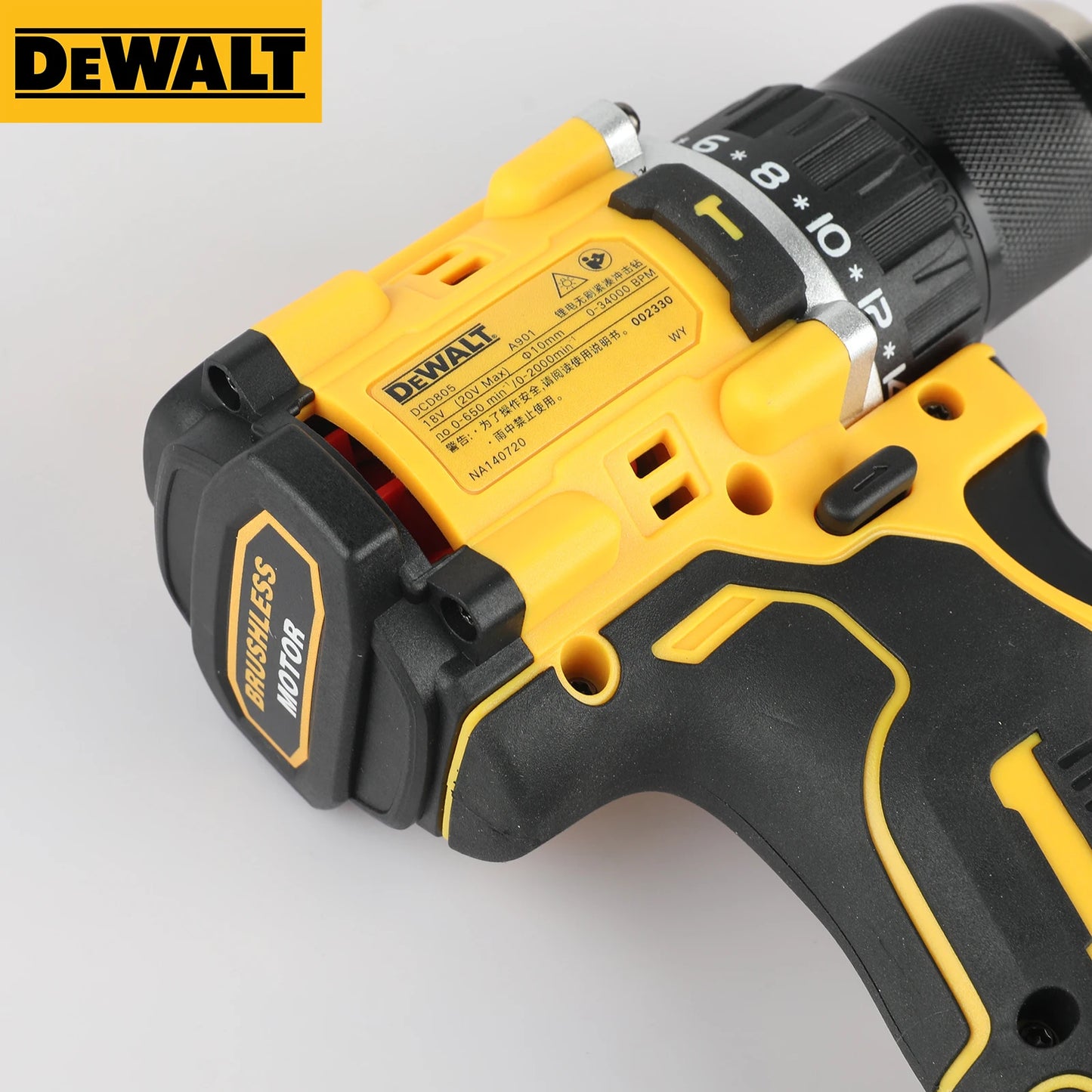 DEWALT DCD805 20V Brushless Cordless Impact Drill