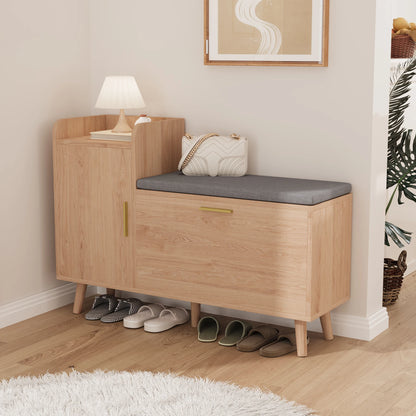 Mobile Scarpiera con Panca in Legno Comanlai