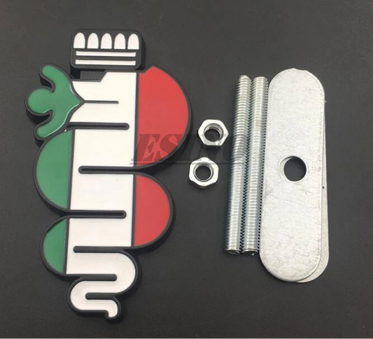 Badge Griglia Anteriore 3D Alfa Romeo