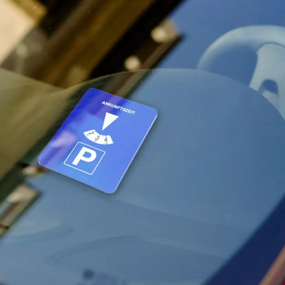 Blue Digital Parking Timer Disc