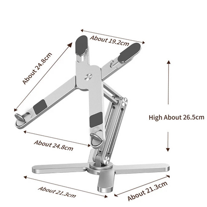 Supporto Laptop in Alluminio Pieghevole
