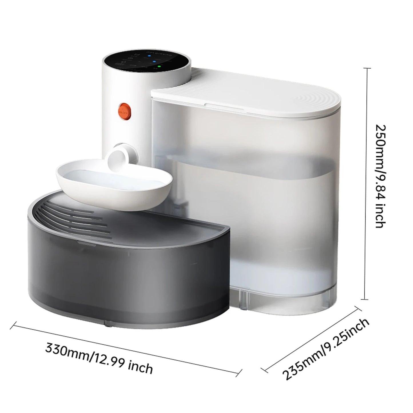 Fontanella Automatica per Gatti 3L Senza Filtro