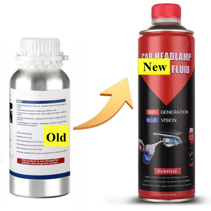 Kit Liquido per Restauro Fari Auto 3 × Flaconi