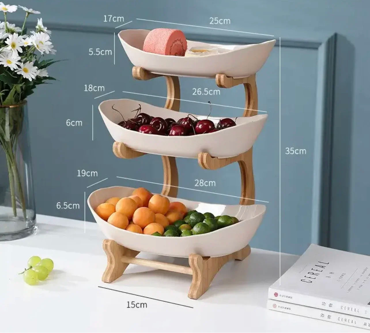 Portafrutta a 2/3 Livelli KEMORELA