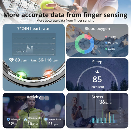 COLMI R10 Smart Ring con Custodia di Ricarica