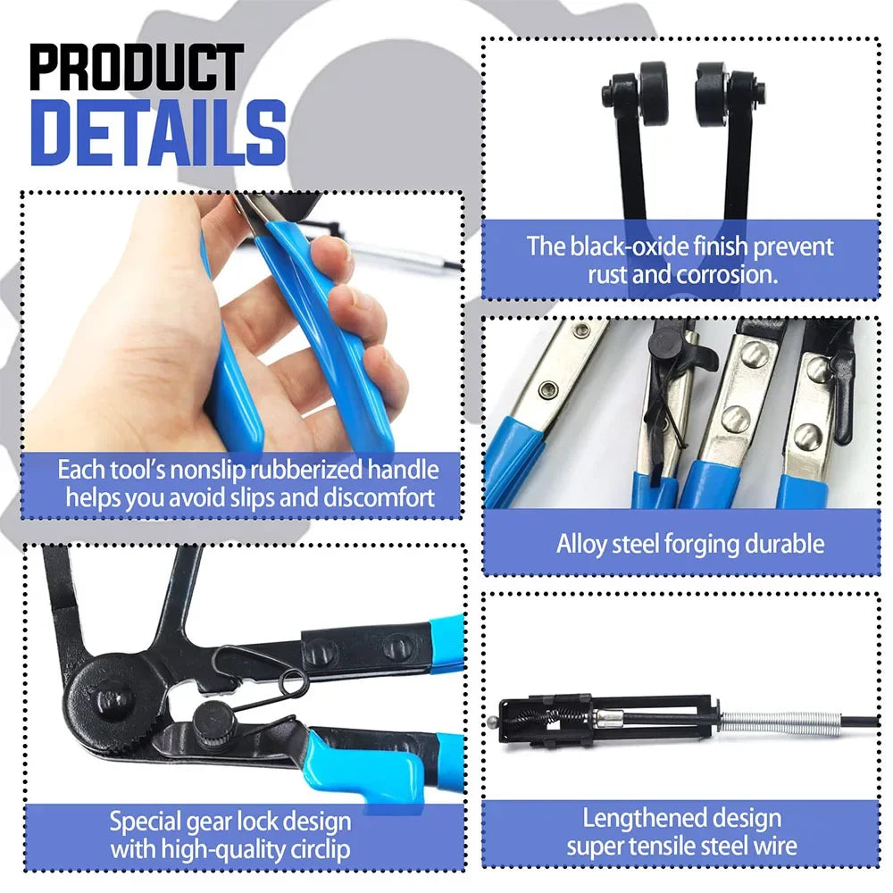 Podofo 9PCS Hose Clamp Pliers Set