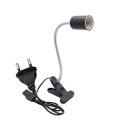 Lampada Riscaldante per Rettili  – Portalampada E27 con Braccio Flessibile
