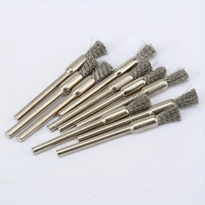 Set Spazzole Filo d'Acciaio Inossidabile