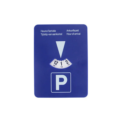 Blue Digital Parking Timer Disc