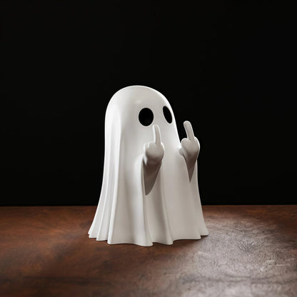 Statuetta Fantasma con Dito Medio