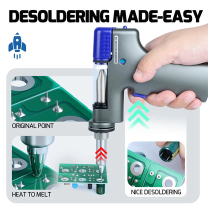 WEP 948D-III 2-in-1 ESD Safe Desoldering &amp; Soldering Station