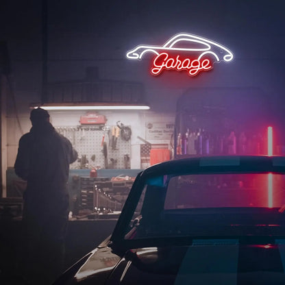 Insegna Neon LED Garage