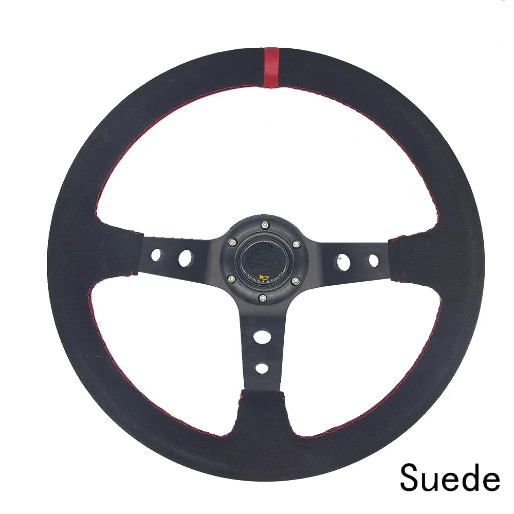 Volante Racing OMP 350mm Scamosciato