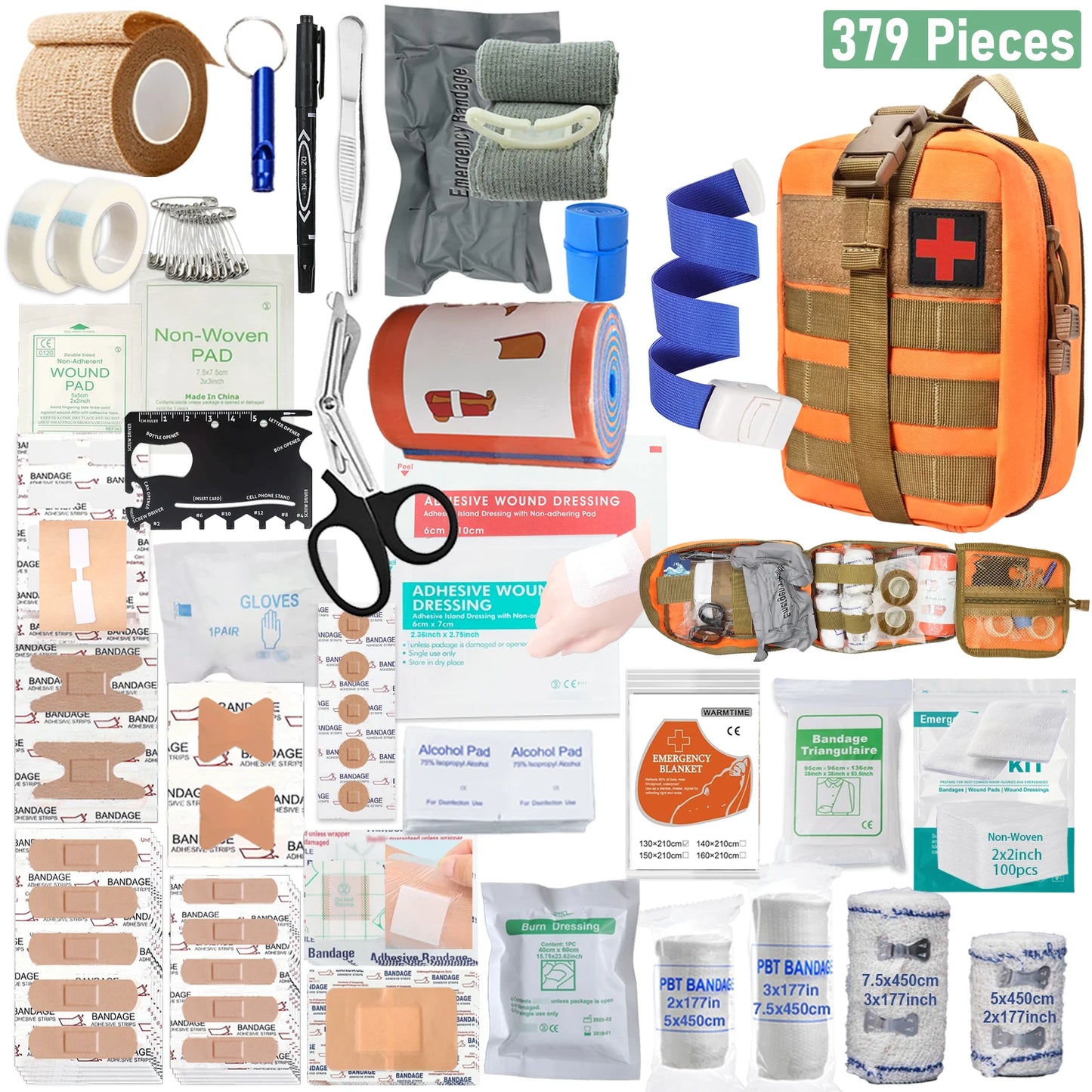 Kit di Primo Soccorso 380 Pezzi