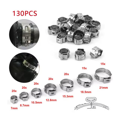 Set Fascette Stringitubo 1-Ear in Acciaio Inox 304