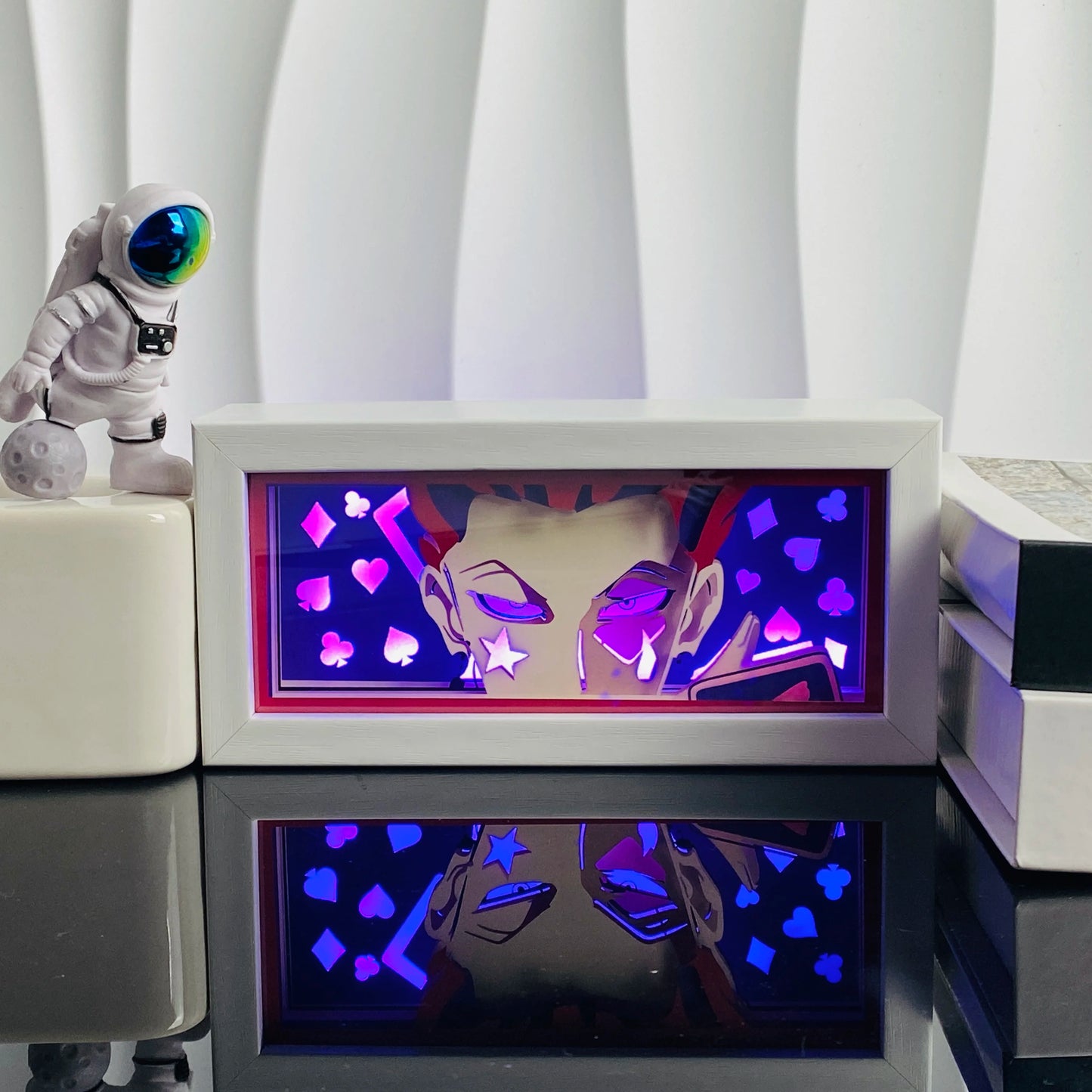 Light Box LED 3D con Intaglio su Carta