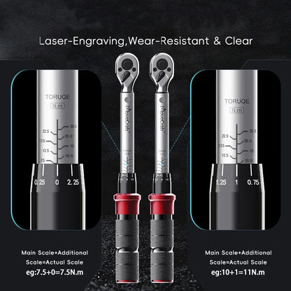 MoveCrab Mechanical Torque Wrench Set 6PCS 5–220N·m