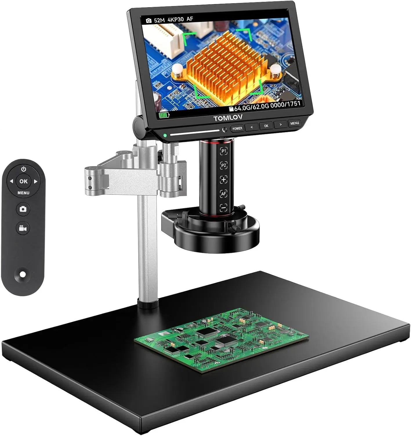 TOMLOV TM4K-AF Max Microscopio Digitale 4K Autofocus