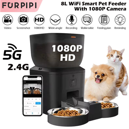 Furpipi Smart Pet Feeder 4L con Telecamera 1080P