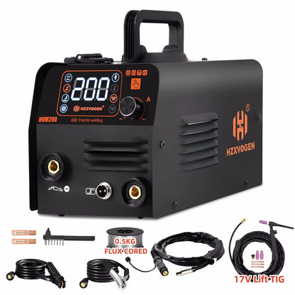 HZXVOGEN HVM200 3-in-1 Inverter Welding Machine