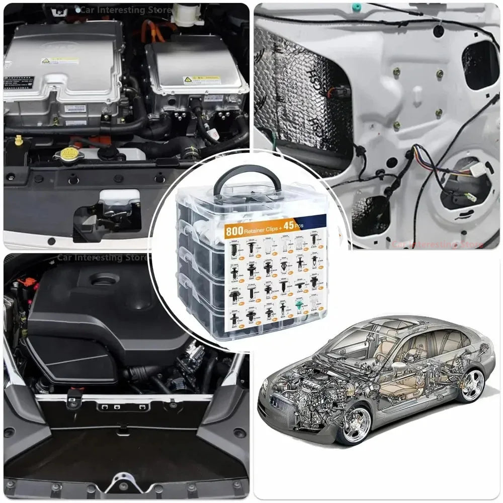 Kit Fastener Clip Auto