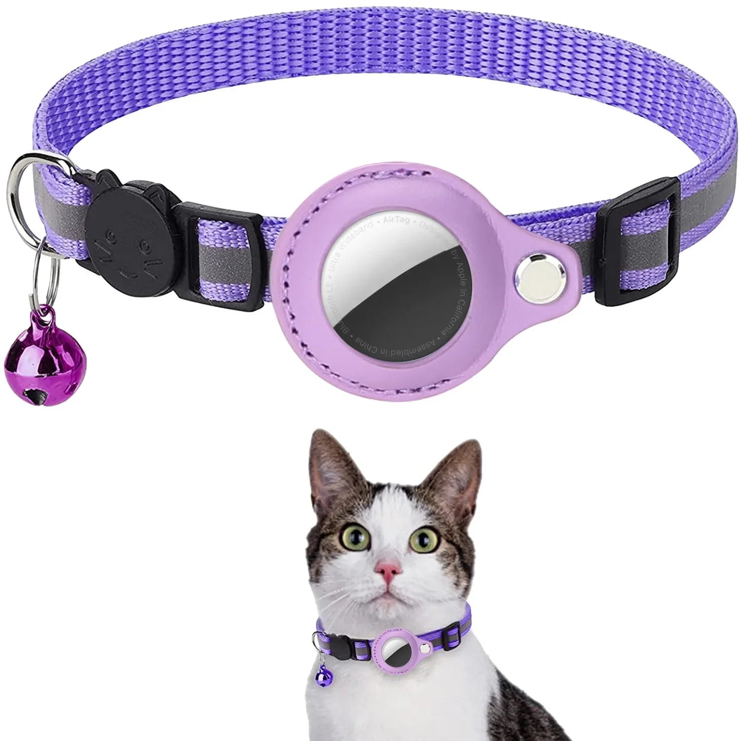 Collare per Gatti con Supporto AirTag
