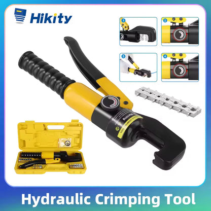 Hikity 10T Hydraulic Crimping Tool – Pinza Idraulica per Cavi e Terminali
