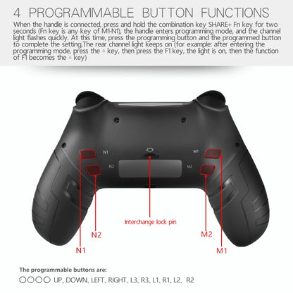Controller Wireless AyeBeau per PS4/PS3/PC/iOS/Android