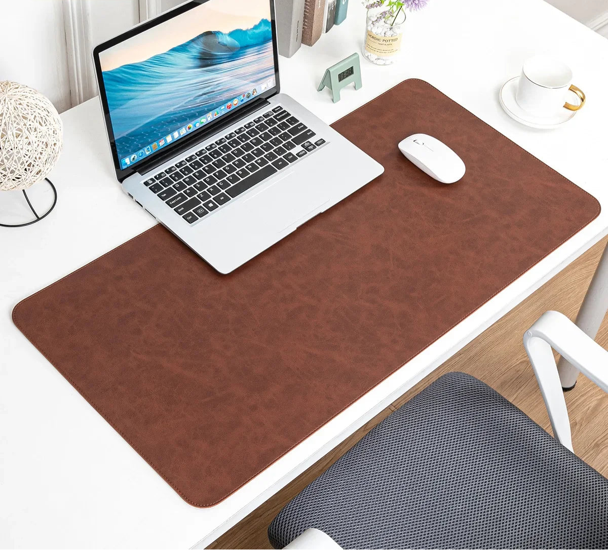 Xummen Desk Pad Mouse Pad in PU Leather Waterproof