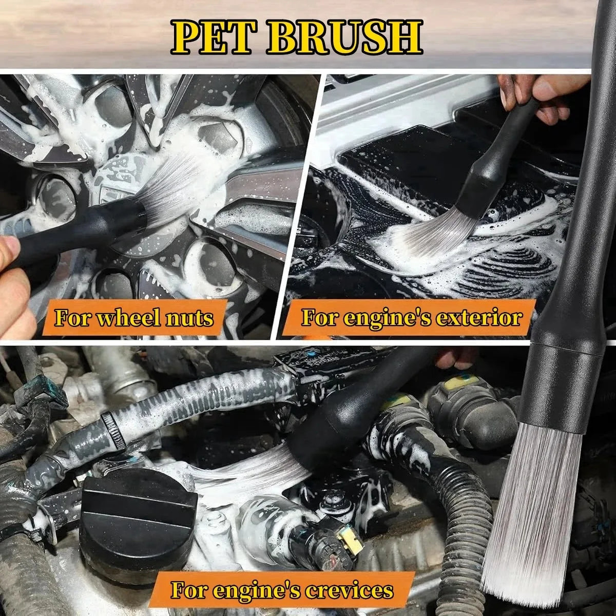 Kit Spazzole per Detailing Auto LWLYBH