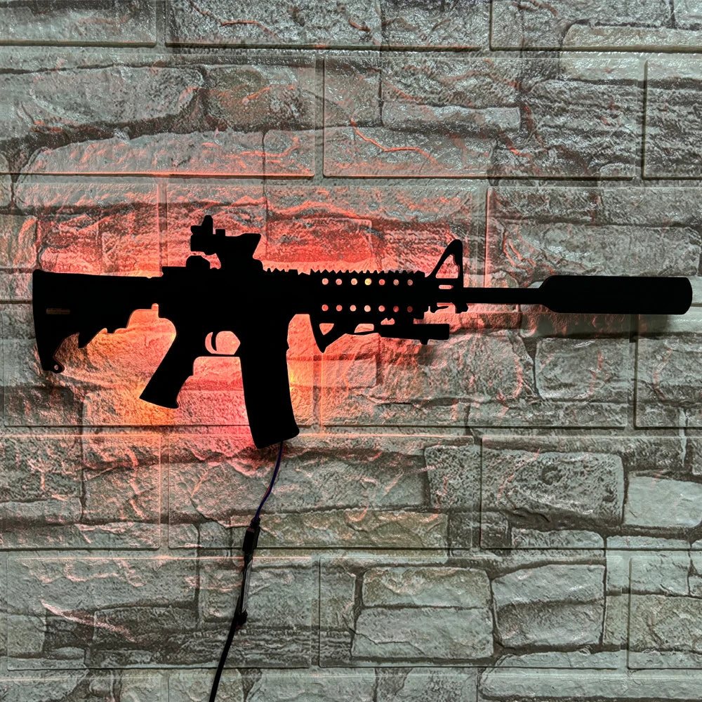 Lampada da Parete LED 3D Gun Style