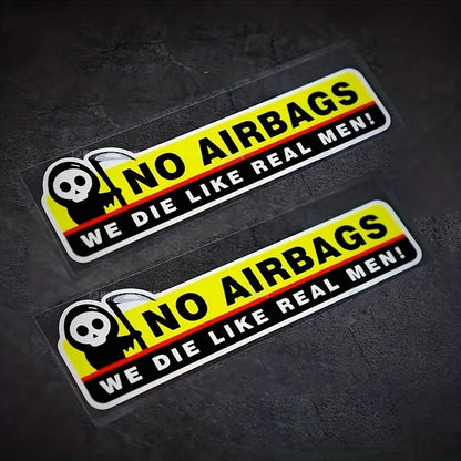 Adesivi "No Airbags"
