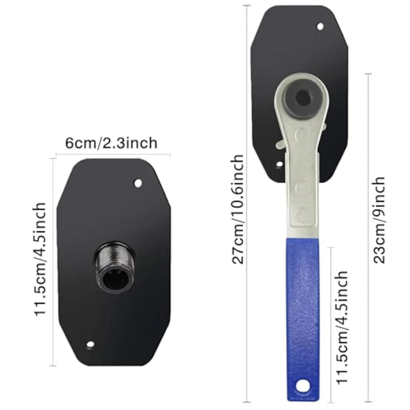 EAFC Caliper Spreader – Strumento Professionale per Pistoni Freno, 360° Rotante