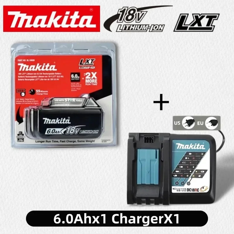 Makita Batteria 18V 6.0Ah BL1860B LXT