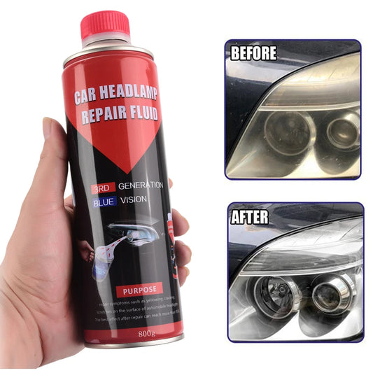 Kit Liquido per Restauro Fari Auto 3 × Flaconi