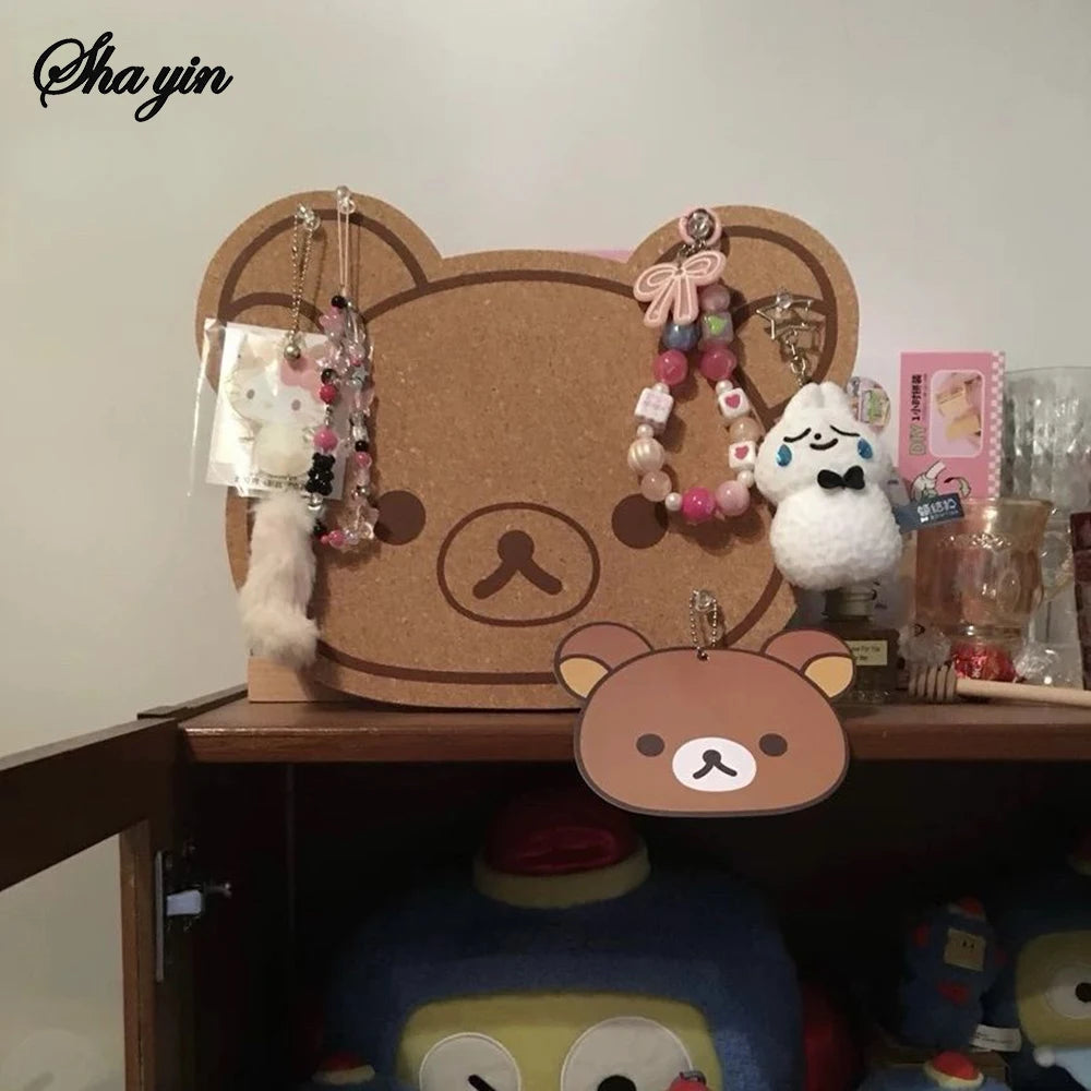 Bacheca in Feltro con Decorazione Cartoon