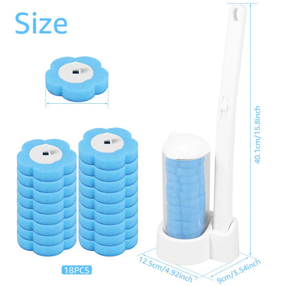 Kit Spazzolone WC con Testine Monouso