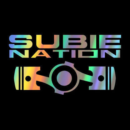 Adesivo JDM "SUBIE Nation"