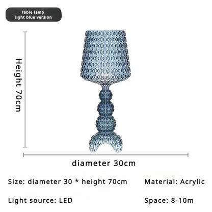 Lampada da Pavimento Nordic-Italiana con Intaglio Artistico