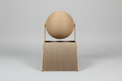 Tiragraffi in Legno 2 in 1 con Pallina